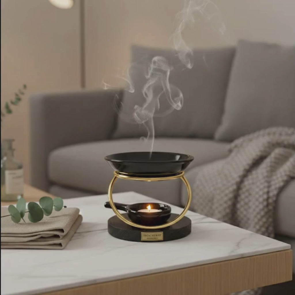 Treatments® - Brûle-Parfum Design "Éclipse" – L'Élégance du Bien-être (sans huile)